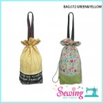 DRAWSTRING BAG - BAG/J72 GREEN & YELLOW